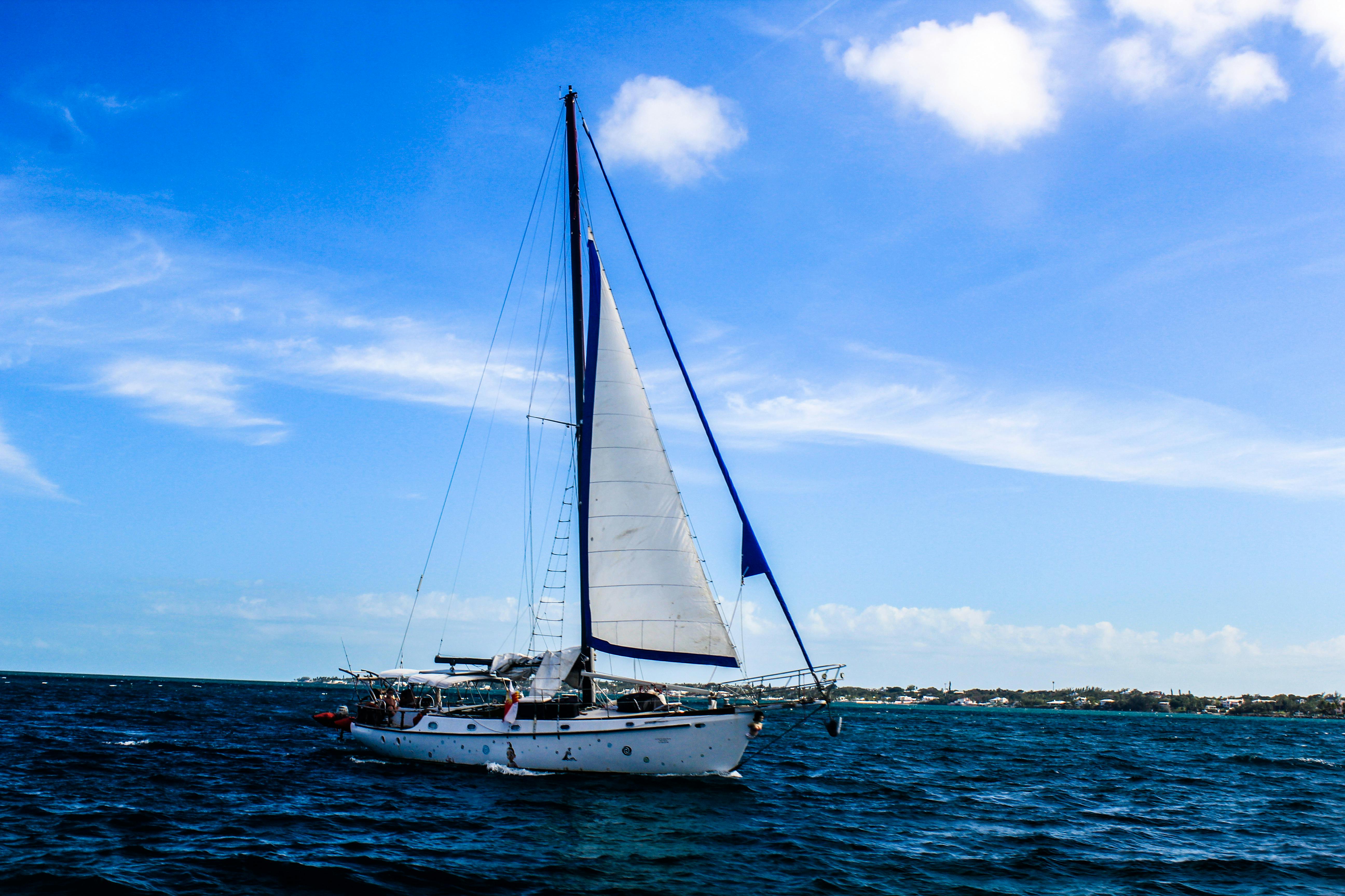 Traditional dhow in Lamu, Kenya