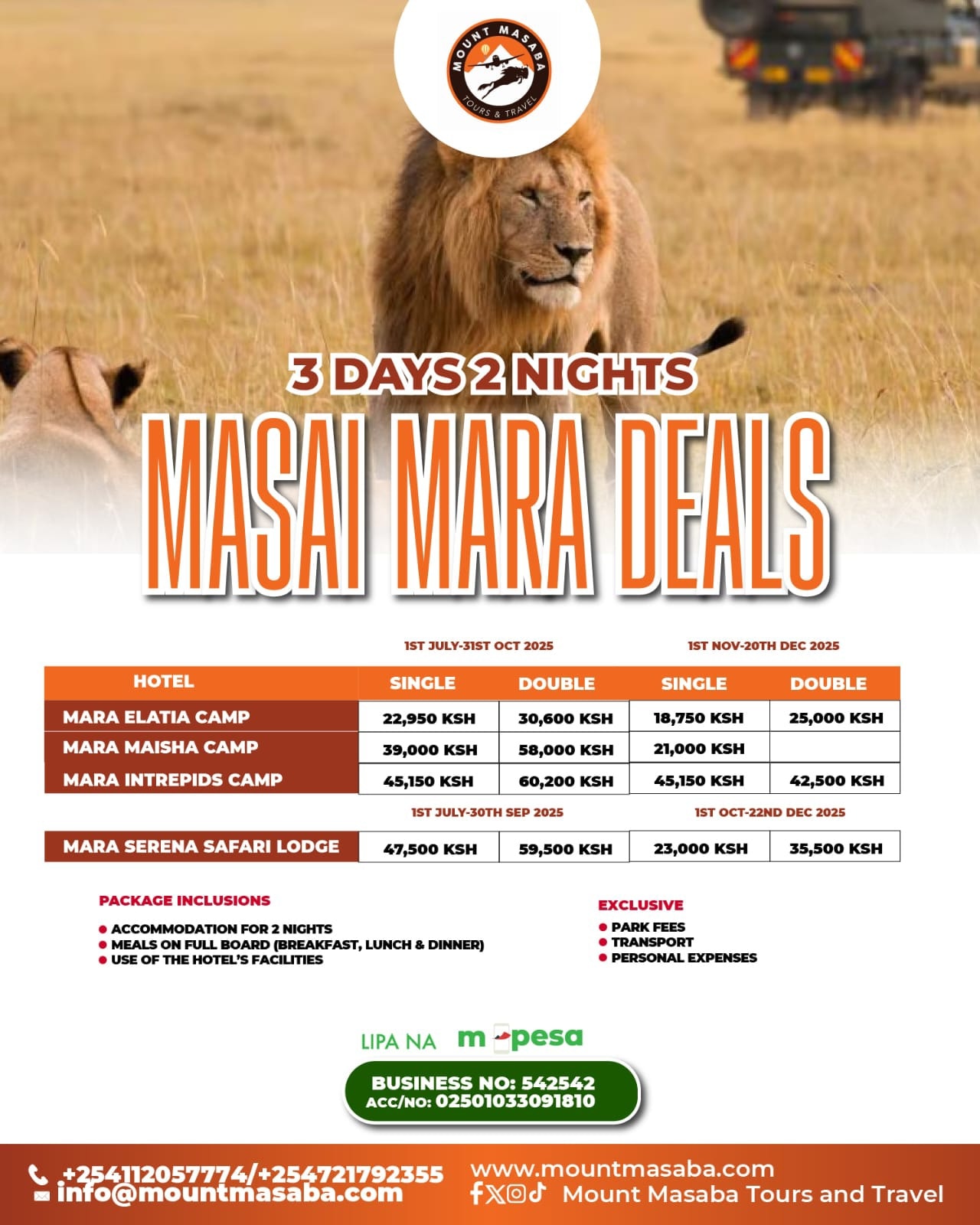 Safari Adventure Discount